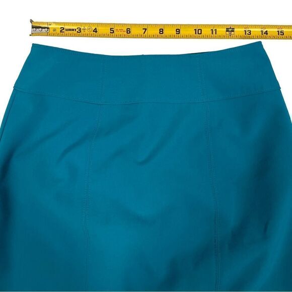 Worthington Blue Pencil Mini Skirt Office Academia Business Professional Work - Picture 4 of 6